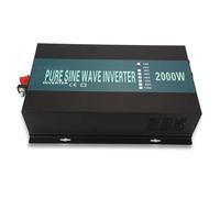 Transformateur Onduleur Solaire 2000 W 12 V 220 V Convertisseur CC/CA 24 V/48 V vers 110/120 V/230 V/240 V À Onde Sinusoïdale Pure(12V,110V)