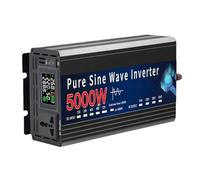 Transformateur Onduleur Solaire pour Voiture Convertisseur Puissance Portable À Onde Sinusoïdale 12 V 220 V 24 V 110 V CC vers CA Onduleur Convertisseur(24V,220V 60HZ,5000W)