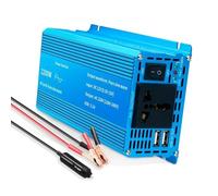 Transformateur Onduleur Voiture À Double Port USB Alimentation À Onde Sinusoïdale DC12V-24V vers AC220V 1500W/2200W(2200W Blue,24V 220V EU)