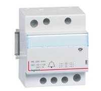Legrand Transformateur pour sonnerie 230V vers 24V/12V 24VA-18VA 4 modules