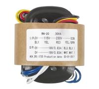 Transformateur primaire type R 30 W double 18 V, 0-115 V-230 V ou 220 V, pré-décodage, fil de cuivre complet(Primary 0-115-230V)