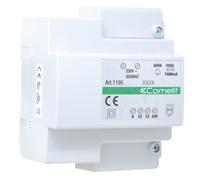 Transformateur rail DIN 60 VA 0 - 230 V / 0 - 12 V - 24 5 modules COMELIT 1195