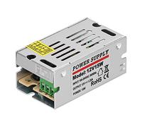 Transformateur régulé d'alimentation à découpage, pilote en alliage d'aluminium de haute qualité 15W 12V 1,25A pour bande LED, automatisation industrielle, armoire de commande PLC
