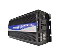 Transformateur Tension Convertisseur Solaire 800W 1000W 2000W Onduleur Sinusoïdal Pur Transformateur Puissance pour Voiture Inverter(24V,240V 60HZ Uni,2KW)
