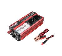 Transformateur Tension DC 12V À AC 220V 230V Transformateur 4000W 3000W Onduleur avec 4 USB Prise UE Charge avec Affichage LED pour Téléphone RV Voiture Onduleur Convertisseur(12V 4000W(EU))