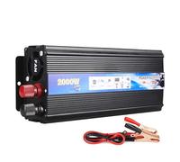 Transformateur Tension Onduleur De Voiture 500 W/1000 W/2000 W, Convertisseur De Tension 12 V/220 V CC vers CA, avec Chargeur USB Inverter(2000W)