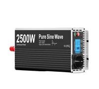 Transformateur Tension Onduleur Sinusoïdal Pur Continu 1500 W 2000 W 2500 W 3000 W 12 V/24 V À 220 V Écran LCD Télécommande USB Prise UE Inverter(24V,Peak Power 5000W)
