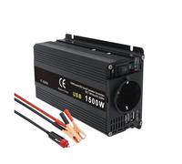 Transformateur Tension Onduleur Solaire 2000 W 12 V CC vers 220 V CA 2300 V Prise UE Prise Allume-Cigare Noir Inverter(1500W)