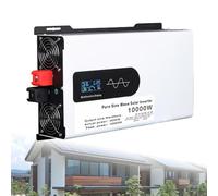Transformateur Tension Onduleur Solaire À Onde Sinusoïdale 12 V/24 V/48 V/60V/72V/96V vers 110V/220 V 5000 W-12000 W Para Coche, Caravana, Barco Y Camping(10000W,24V to 220V)