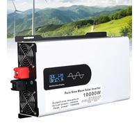 Transformateur Tension Onduleur Solaire À Onde Sinusoïdale 12 V/24 V/48 V/60V/72V/96V vers 110V/220 V 5000 W-12000 W Para Coche, Caravana, Barco Y Camping(10000W,48V to 220V)