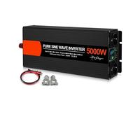 Transformateur Tension Onduleur Solaire À Onde Sinusoïdale 4000 W 5000 W 6000 W Double Prise UE Convertisseur De Tension CC 12 V 24 V 48 V vers CA 220 V 50 Hz 60 Hz Inverter(48V,60Hz,5KW(Rat 2.5KW))