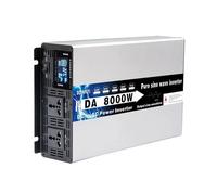 Transformateur Tension Onduleur Solaire À Onde Sinusoïdale 8000 W 10000 W 12000 W 12V 24V 48V 60V 72V vers 110V 220V Convertisseur Fréquence Tension Inverter(60V,120V 60HZ Un,8KW REM)