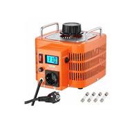 Transformateur tension variable auto 3000 VA, 10 A, entrée 230 V, sortie 0-300 V, régulateur tension AC LCD 4 fusibles,