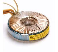 Transformateur toroïdal 250 VA plat avec kit de montage modèle 147569 250 W - Transformateur de lampe halogène - Transformateur électronique 230 V 12 V T - Intensité variable - Bleu