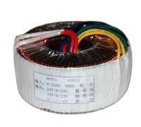 Transformateur toroïdal en cuivre 600 VA entrée 220 V vers CA Double 36 V 24 V 26 V 28 V 32 V et 12 V et simple 6 V for carte d'amplificateur(24V)