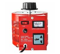 Transformateur Variable Variac convertisseur de transformateur de régulateur de tension ca 500VA-3000VA bobine de cuivre intégrée for l'alimentation(1KVA Meter)