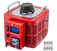 Transformateur variable Variac, régulateur de tension CA, convertisseur 500 VA-3 000 VA, bobine en cuivre intégrée pour alimentation électrique, durable, polyvalent, large gamme d'applications (coul