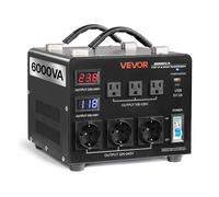 Transformateur-VEVOR-220 V à 110 V et 110 V à 220 V-Transformateur de Tension Élévateur Abaisseur Auto-6000 VA