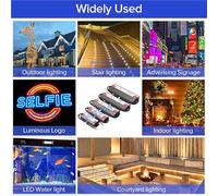 Transformateurs d'éclairage étanches AC vers DC 12 V 24 V, adaptateur d'alimentation for pilote LED 36 W 150 W 200 W 600 W, alimentation IP67 12 V(500Watts,24V)