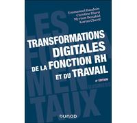 Transformations digitales de la fonction RH et du travail 2nde édition - Emmanuel Baudoin - Dunod - broché - Etude
