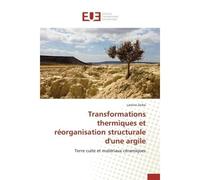 Transformations thermiques et réorganisation structurale d'une argile - ZERBO-L - Universitaires Europeennes - broché - Etude