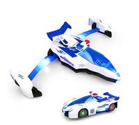 Transformer le jouet de voiture : jouet léger de véhicule d'avion, avion de musique | LED Musique Transformer le jouet d'avion, véhicule électrique pour les tout-petits pour le divertissement