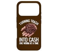 Transformer Les ordures en espèces Un ver à la Fois Funny Worm Farmer Coque pour iPhone 17 Pro