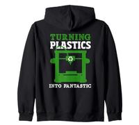 Transformer Les Plastiques en Une Fantastique Fabrication d'imprimantes 3D Sweat à Capuche