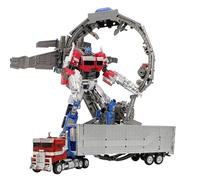 Transformer Optimus Toy Prime Action Figure TW-1030, Modèle De Camion Défiguré Modèle Robot Modèle Peut Transporter La Version KO(Optimus Toy Prime With Carriage)