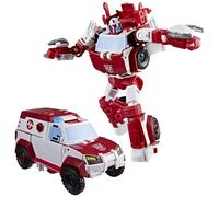 Transformers Age of The Primes, Figurine Convertible Autobot Ratchet Classe Deluxe de 14,5 cm, Robots Jouets, dès 8 Ans