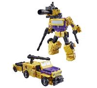 Transformers Age of The Primes, Figurine Convertible Combaticon Swindle Classe Voyageur de 16,5 cm, Robots Jouets, dès 8 Ans