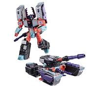 Transformers Age of The Primes, Figurine Convertible Megazarak Classe Leader de 19 cm, Robots Jouets, dès 8 Ans