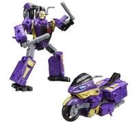 Transformers Age of The Primes, Figurine Convertible Sideways Classe Voyageur de 14,5 cm avec 2 Figurines Mini-Con, Robots Jouets, dès 8 Ans