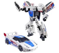 Transformers Age of The Primes, Figurine Convertible Smokescreen eluxe de 13 cm, Robots Jouets, dès 8 Ans