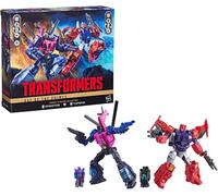 Transformers Age of The Primes Wreck ‘n Doom Collection, Pack de 2 Figurines Convertibles Topspin et Spinister