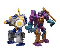 Transformers Age of The Primes Wreck 'n Doom Collection Fisitron et Carnivac Lot de 2 figurines articulées de 14 cm, jouets robots, à partir de 8 ans (exclusivité Amazon)