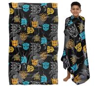 Transformers Autobot Decepticon Pattern Plaid Ultra Doux au Toucher Soyeux - 91 x 147 cm