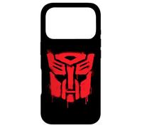 Transformers Autobot Graffiti Drippy Big Face Portrait Coque pour iPhone 17 Pro