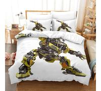Transformers Autobot Impression En D Parure De Couette Avec Fermeture Eclair Housse De Couette Respirante£¬Pour Tout Le Monde£¬Robot Movie Housse