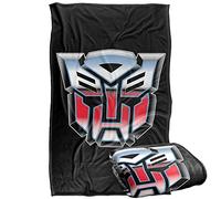 Transformers Autobot Shine Plaid Ultra Doux au Toucher Soyeux - 91 x 147 cm