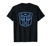 Transformers Autobots Blue Neon Epic Logo T-Shirt