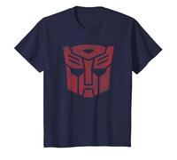 Transformers Autobots Classic Distressed Logo T-Shirt, Enfant, Bleu Marine, 8 Ans
