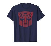 Transformers Autobots Classic Distressed Logo T-Shirt, Homme, Bleu Marine, XXL