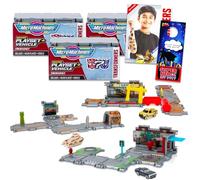 Transformers Blind Box Micro Machines Lot de 3 kits de jeu mystérieux et tatouages