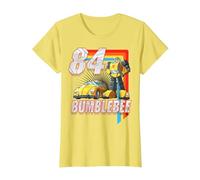 Transformers Bumblebee 84 Retro T-Shirt, Femme, Citron, M