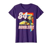 Transformers Bumblebee 84 Retro T-Shirt, Femme, Violet, XS