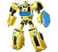 Transformers Bumblebee Cyberverse Adventures Battle Call Bumblebee, classe Officier, sons et lumières activés par la voix