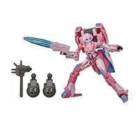 Transformers Bumblebee Cyberverse Adventures Deluxe Class Arcee Figurine Jouet, Partie à Construire pour Enfants de 6 Ans et Plus, 12,7 cm E7104