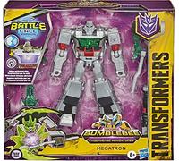 Transformers Bumblebee Cyberverse Adventures - Robot Electronique Trooper Megatron - 15 cm - Jouet Transformable 2 en 1