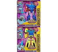 Transformers Bumblebee Cyberverse Adventures Battle Call Bumblebee, classe Officier, sons et lumières activés par la voix